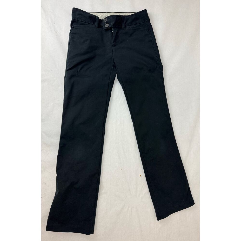 Y2K 2005 Banana Republic Martin Low-Rise Pants Career Tab Black Size 0